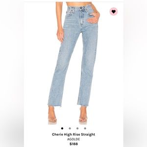 Agolde Cherie High Rise Denim